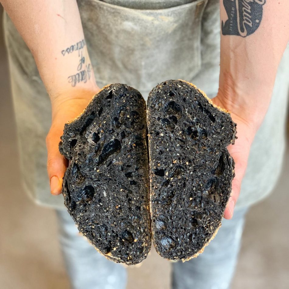 Black Bread Charcoal Sesame